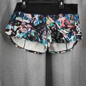 Lululemon Athletica Abstract Pattern Athletic Shorts